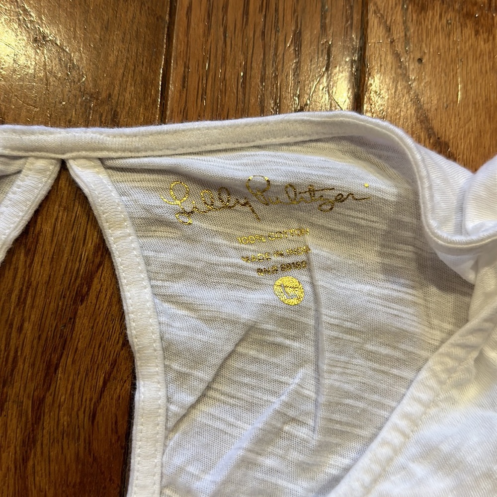 Lilly Pulitzer White Florabelle Top - Picture 5 of 6
